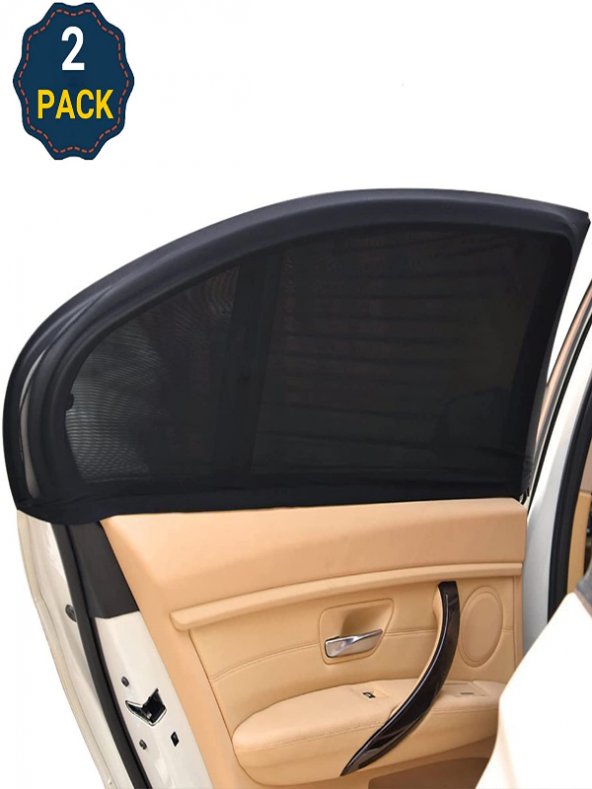 2Araba Araç Oto Yan Cam Güneşlik Örtü Perde Kılıf Güneşliği Araba Anne Bebek Emzirme Perdesi ürün görseli 1