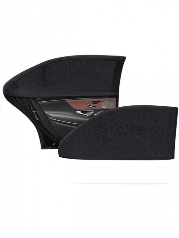 2 Adet Oto Yan Cam Perdesi Araba Arka Güneşlik Araç Anne Bebek Çocuk Perde Arka Koltuk ürün görseli 1