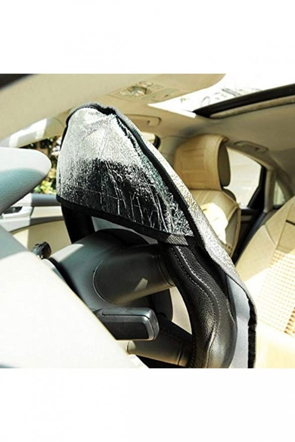 Direksiyon Güneşliği Araç Direksiyon Güneş Koruyucu Kılıf ürün görseli 1