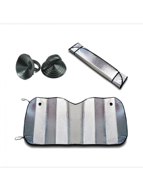 Katlanabilir Parlak Oto Araba Ön Cam Güneşlik 130 Cm X 60 Cm ürün görseli 1