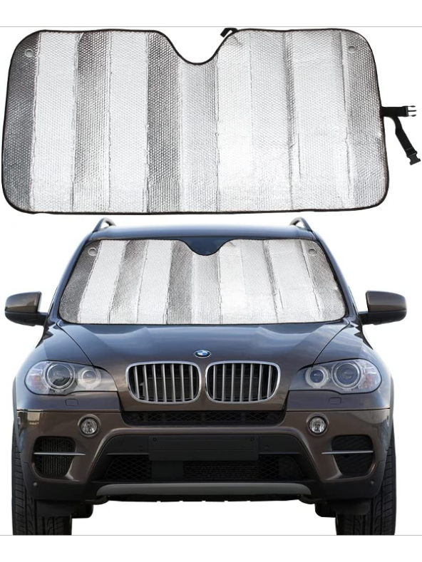 Ön Cam Güneşlik Katlanabilir Dışı Metalize Arası Köpüklü Araba Güneşliği ürün görseli 1
