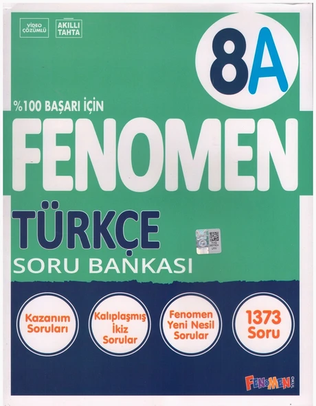 FENOMEN 8.SINIF TÜRKÇE SORU BANKASI-A