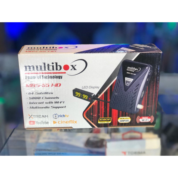 MULTİBOX MB-55 DAHİLİ WİFİ ÇANAKSIZ UYDU - 2