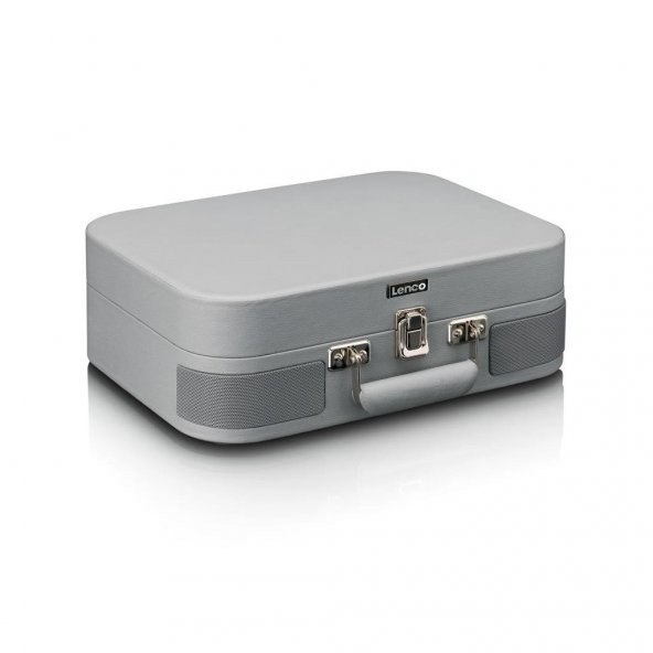 Lenco Classic Phono TT-116 GY Gri Hoparlörlü Bluetoothlu Pikap Plak Çalar USBli MP3e Kayıt Özellikli - 4