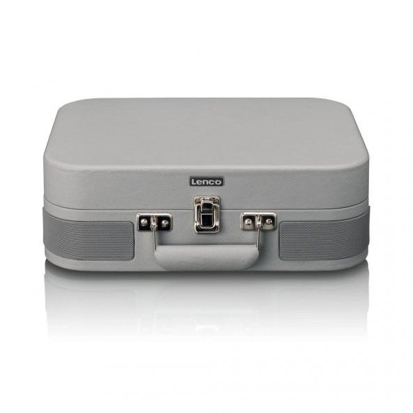 Lenco Classic Phono TT-116 GY Gri Hoparlörlü Bluetoothlu Pikap Plak Çalar USBli MP3e Kayıt Özellikli - 5