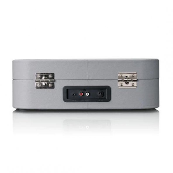 Lenco Classic Phono TT-116 GY Gri Hoparlörlü Bluetoothlu Pikap Plak Çalar USBli MP3e Kayıt Özellikli - 6