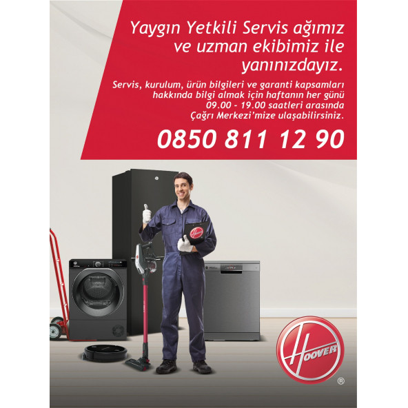 Hoover HLE C10DG-17 10 kg Çamaşır Kurutma Makinesi - 3