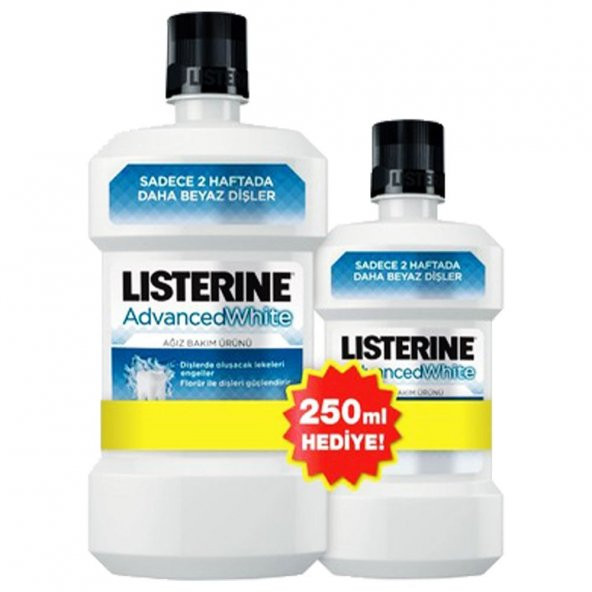LISTERINE TOTAL CARE 500ML+250ML ADV.WHITE