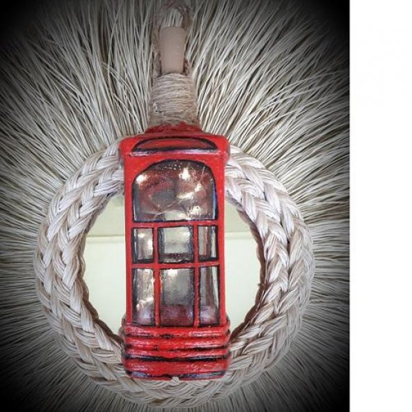 ledli aplik şişe ingliz kulubesi el yapımı - 4