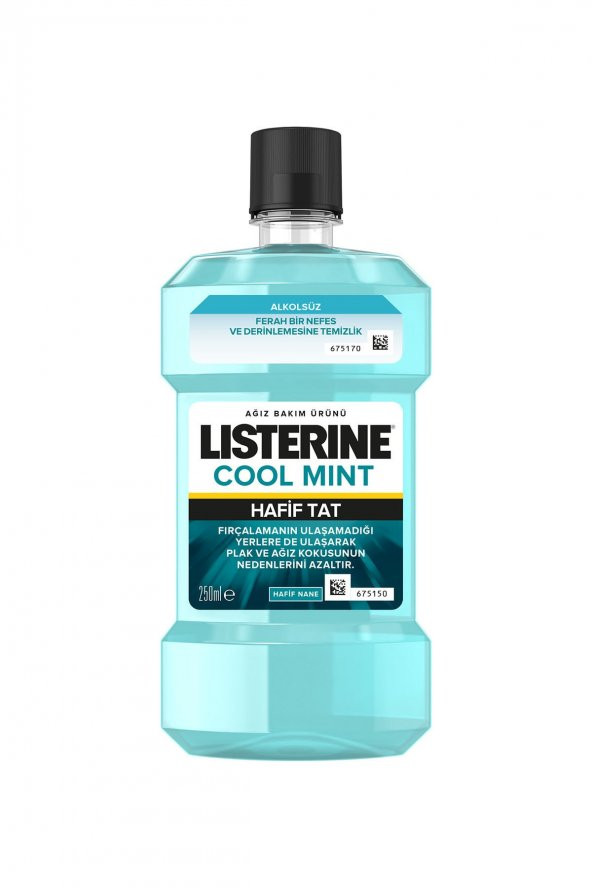 Listerine 250 Ml Ağız Gargarası Cool Mint Hafif Tat