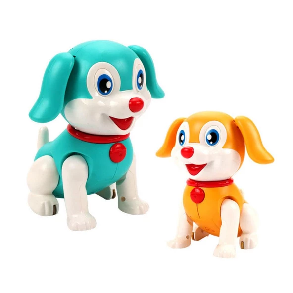 CANALİ Toys Pilli Yürüyen Köpek FW-2059A, Sesli Hareket Eden Robot Köpek