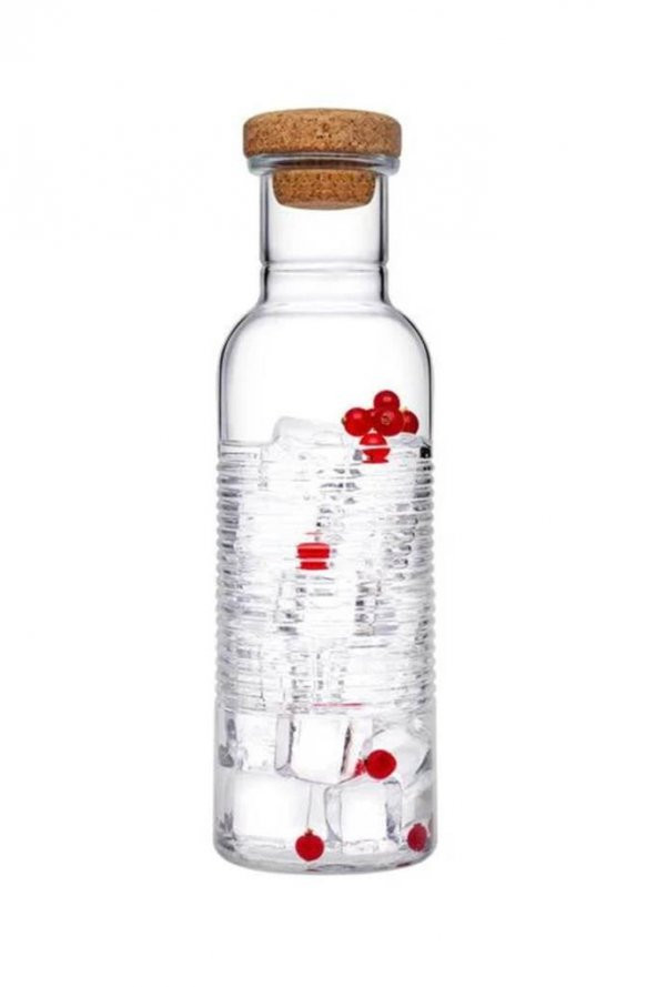 80352 Hoop 1070cc Mantar Kapaklı Şişe Sürahi Karaf 28cm - 6