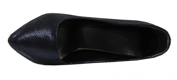 /nna 2410 Lacivert Simli Steletto Bayan Ayakkabı - Resim 3