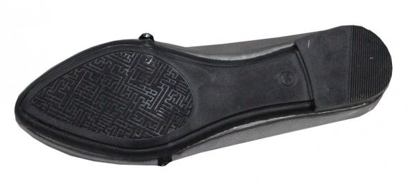 S.d.f 366 Platin Taşlı Bayan Ayakkabı Babet - 4
