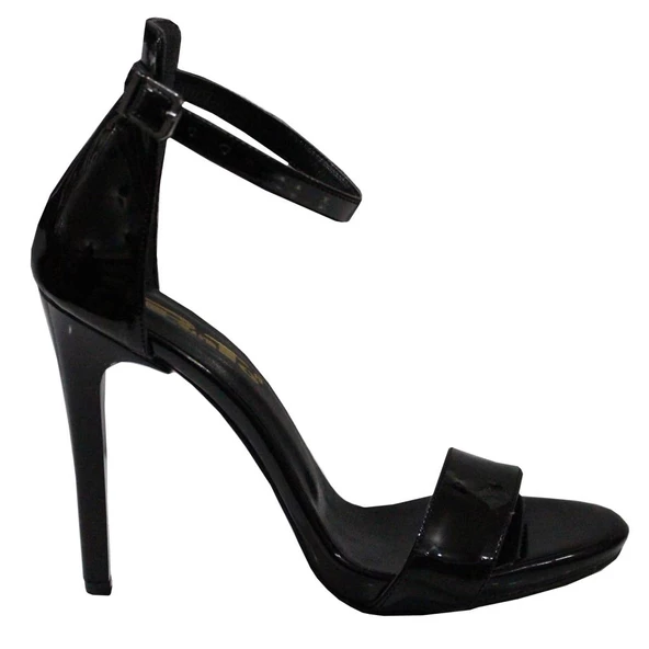 Punto 448009 Yazlık Fashion Tek Bant Topuklu Sandalet Ayakkabı - 5