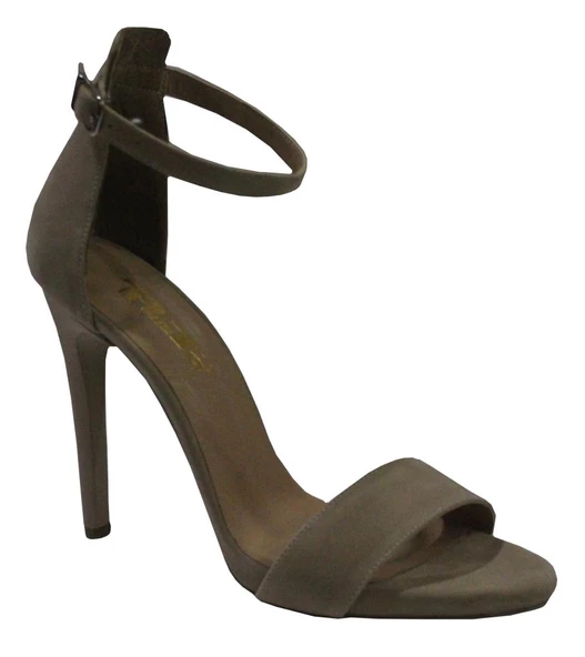 Punto 448009 Yazlık Fashion Tek Bant Topuklu Sandalet Ayakkabı - 4