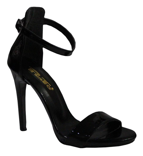 Punto 448009 Yazlık Fashion Tek Bant Topuklu Sandalet Ayakkabı - 6