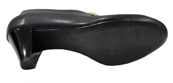 Erdem 870 19 Siyah Topuklu Bayan Ayakkabı - 4