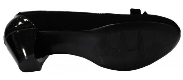 Erdem 811 72 Siyah Nubuk Günlük Topuklu Rahat Bayan Ayakkabı - 4