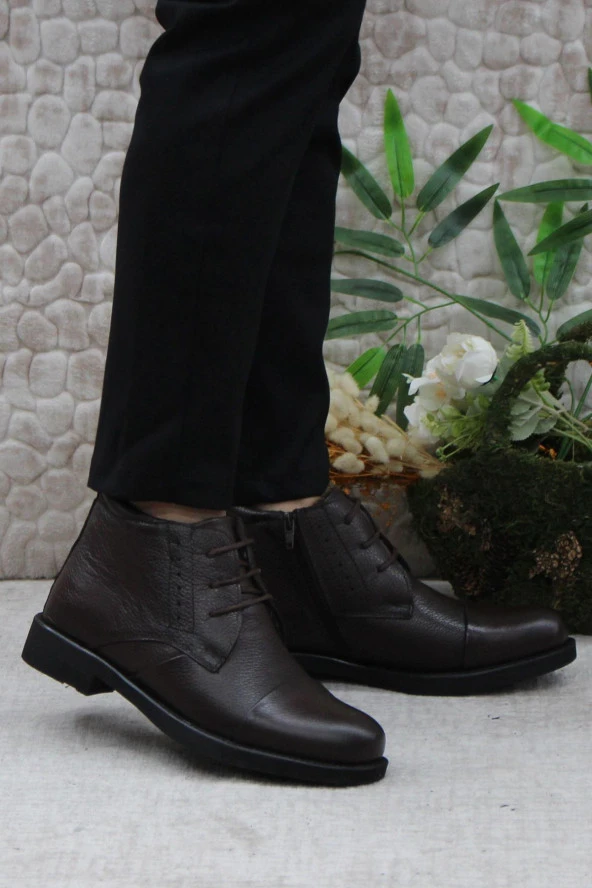 Kale 0332 Hakiki Deri Anatomik Günlük Erkek Ayakkabı Bot - Resim 8