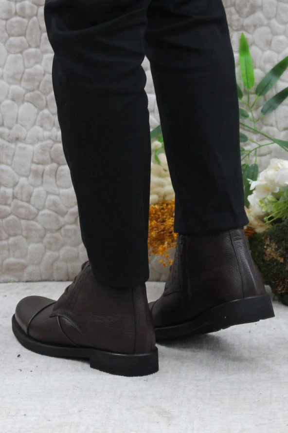 Kale 0332 Hakiki Deri Anatomik Günlük Erkek Ayakkabı Bot - Resim 11