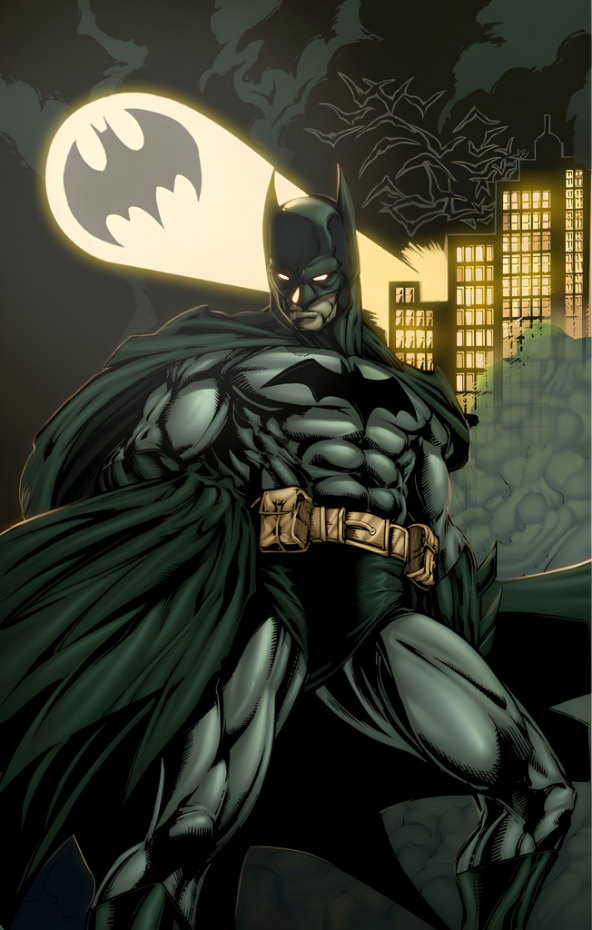 Movas Sanat Batman Şehrin Simges - Batman | Elmas Mozaik Tablo | Mozaik Puzzle | 50x80 | E20204017