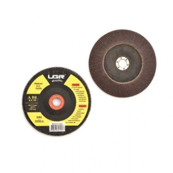Flap Disk(Alüminyum Oksit) 115mmX100 Kum(10 Adet)
