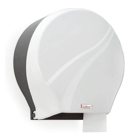Flosoft  Jumbo Tuvalet Kağıdı Dispenseri Beyaz - F165