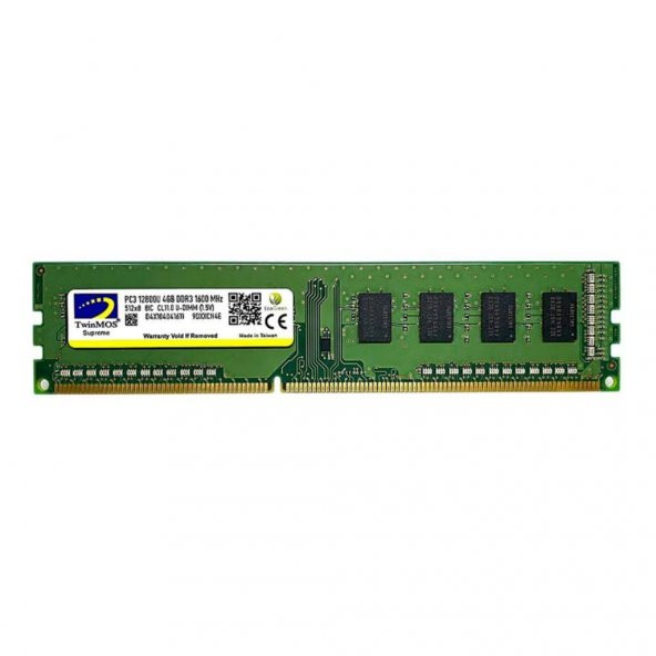 TwinMos MDD34GB1600D 4 GB DDR3 1600 MHz CL11 Ram