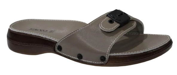 Ceyo 6500 Minelli Vizon Ortapedik Bayan Terlik & Sandalet