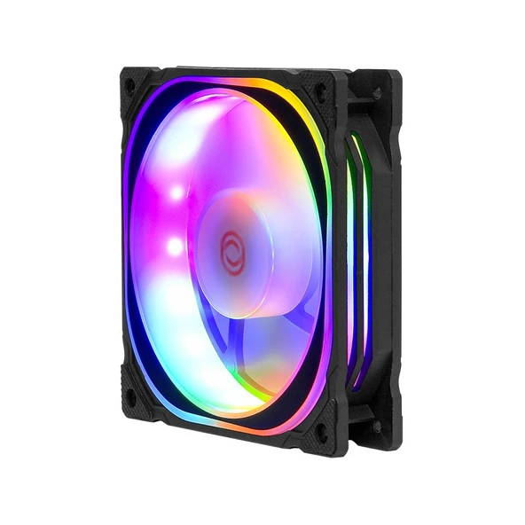 FRISBY FCL-F1274C 4X120mm ARGB FAN+ KONTROL HUB KASA FANI - 3