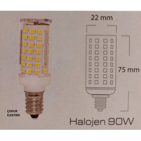 Osaka Light 12Watt E14 Duylu 6500Kelvin Beyaz Işık 970Lümen A+Enerji Led Ampul