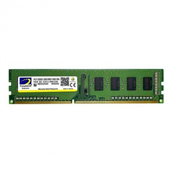 TwinMos MDD38GB1600D 8 GB DDR3 1600 MHz CL11 Ram