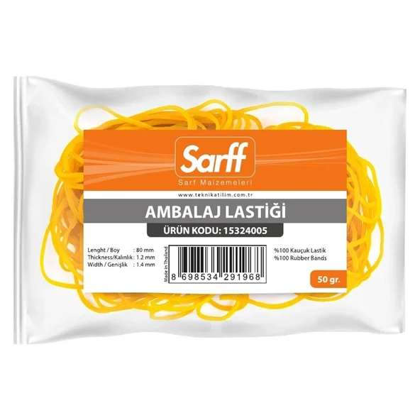 SARFF AMBALAJ LASTİGİ(%100) - 50GR