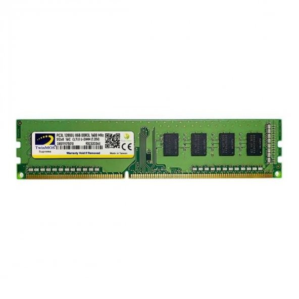 TwinMOS MDD3L8GB1600D 8 GB DDR3 1600 MHz CL11 PC Ram