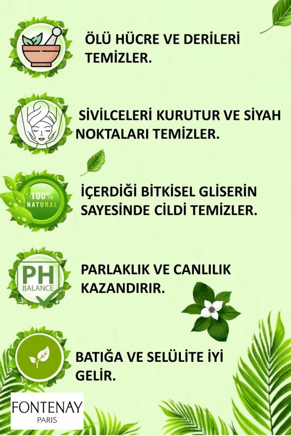 Fontenay 100 El Yapımı Doğal Kabak Lifli Keçi Sütlü Sabunu - 3