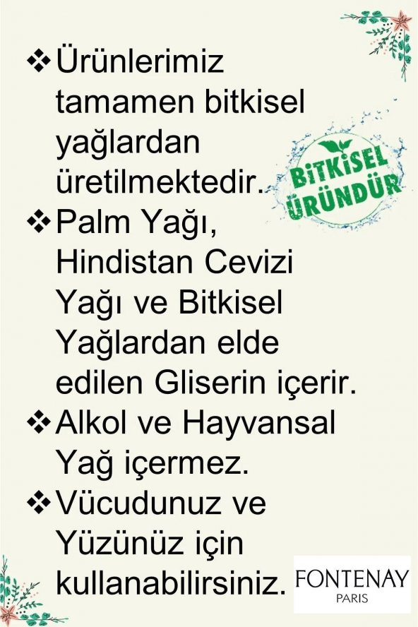 Fontenay 100 El Yapımı Doğal Kabak Lifli Keçi Sütlü Sabunu - 6