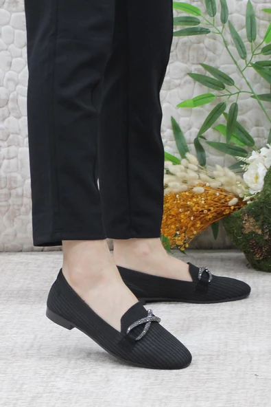 Mehmet Mete 9534 Fashion Taşlı Kadın Babet ürün görseli