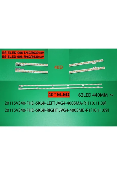 SAMSUNG 40D5000 40D5003 40D6510 40D6540 LED BAR 2011SVS40 56K H1 1CH PV RIGHT62, LED BAR