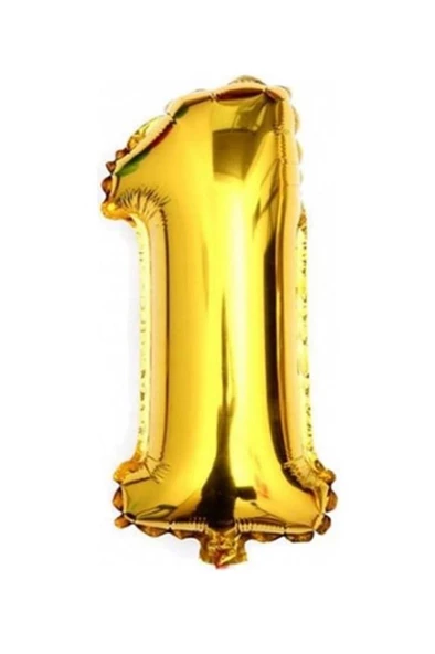 Dev Folyo Balon 80cm Rakam, Parti Süsleme Malzemesi, Doğumgünü - 2