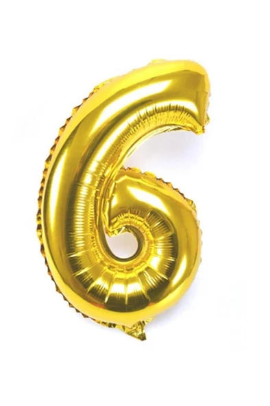 Dev Folyo Balon 80cm Rakam, Parti Süsleme Malzemesi, Doğumgünü - 7