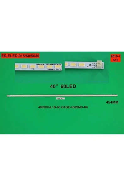 SAMSUNG E-LED 2011SGS40 5630 60 H1 REV1.1 LED BAR ürün görseli 1