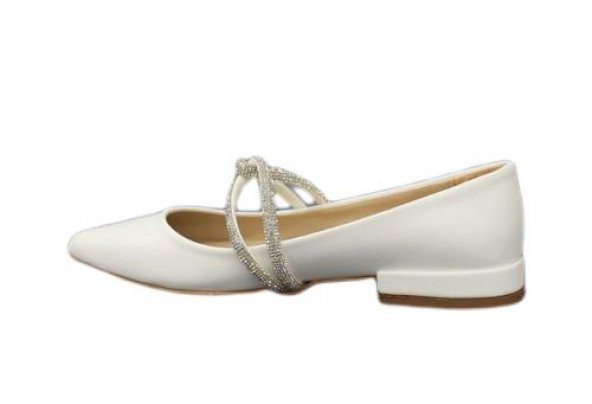 Mehmet Mete 61-02 Fashion Taşlı Kadın Babet - Resim 12