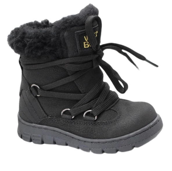 Vicco 946.B20K.222 Siyah Anatomik (22-25) Kız Çocuk Bot Çizme - Resim 2