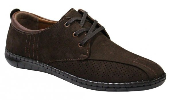 Adnan Bozkaya 0010 Hakiki Deri Rahat Günlük Erkek Ayakkabı - Resim 2