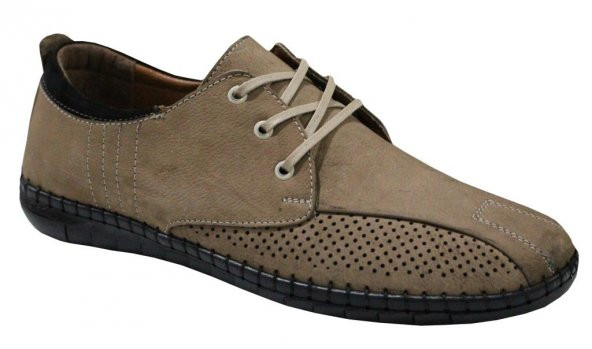 Adnan Bozkaya 0010 Hakiki Deri Rahat Günlük Erkek Ayakkabı - Resim 3