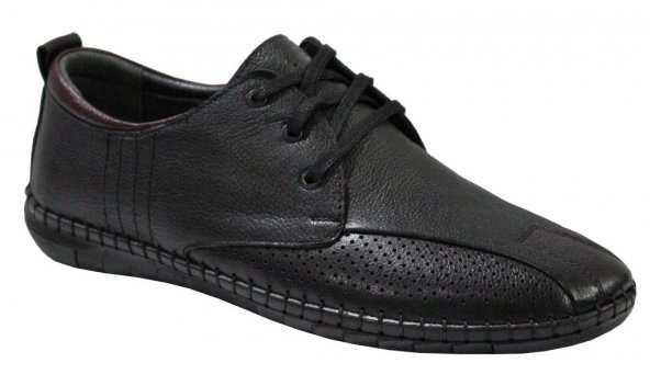 Adnan Bozkaya 0010 Hakiki Deri Rahat Günlük Erkek Ayakkabı - Resim 4