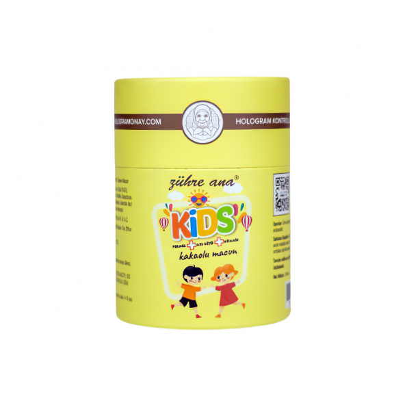 Zühre Ana Kids Arı Sütü Pekmez Bal ve Vitamin Katkılı Kakaolu Macun (240 g)