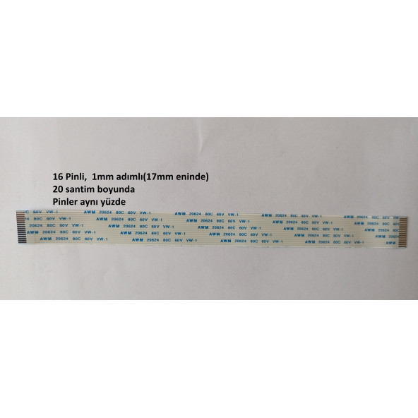 Awm 20624 80C 60V Vw-1 Flex Kablo 16-1-20A