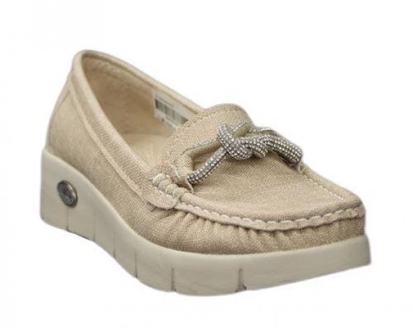 Mehmet Mete 410 Comfort Tokalı Taşlı Kadın Babet - Resim 11